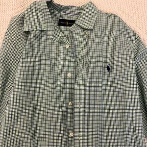 Polo Ralph Lauren green dress shirt